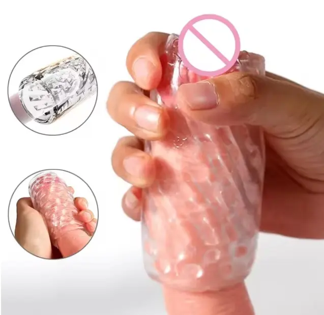 Cock Ring for Men Clear Stretchy Erection Enhance Penis Girth Tool