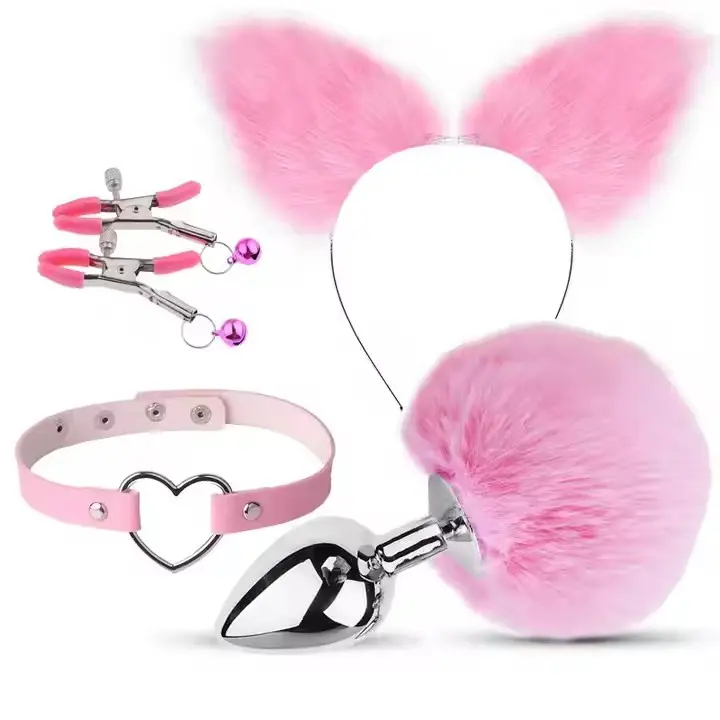 Bunny Tail Anal  Plug  Sex Toy