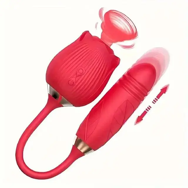 Rose dildo Vibrator Adult Sexy Toys
