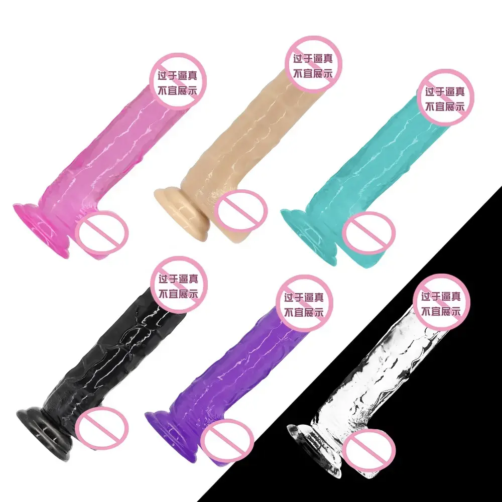 Realistic Crystal Dildo Stimulator